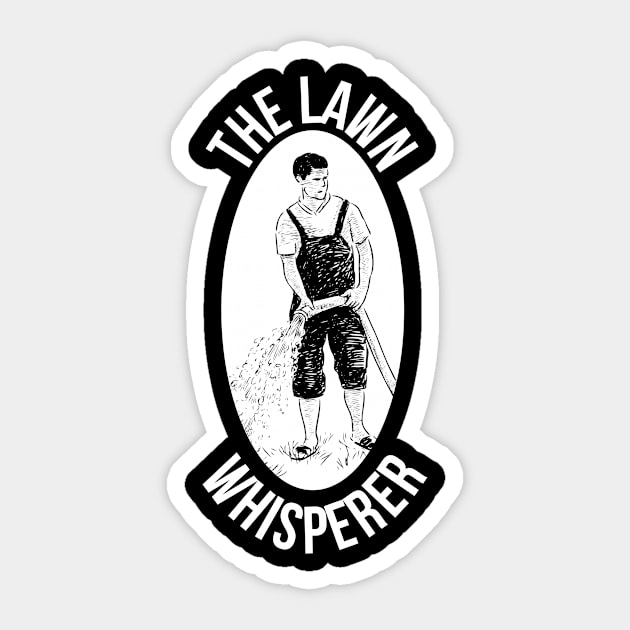 Lawn Whisperer Funny Grass Mowing Mow Sticker by Mellowdellow